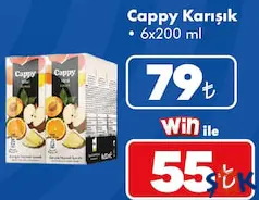 CAPPY KARIŞIK MEYVE SUYU 6X200 ML fiyat ve kampanya bilgisi